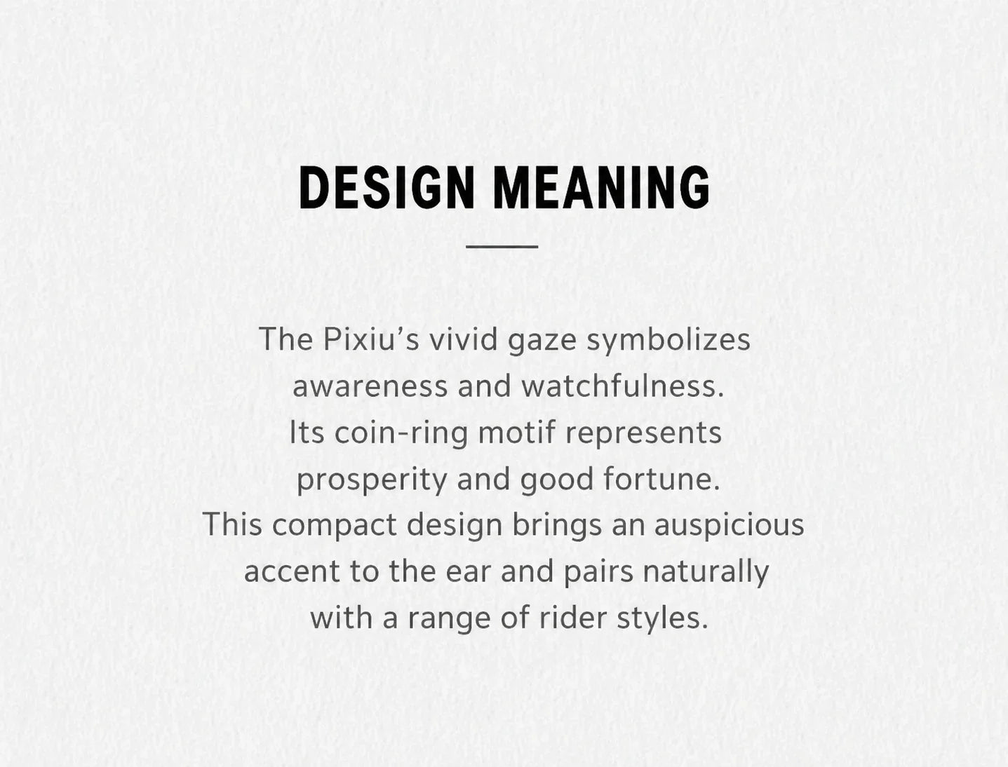 Sterling Silver Pixiu Clip-On Earrings - design meaning