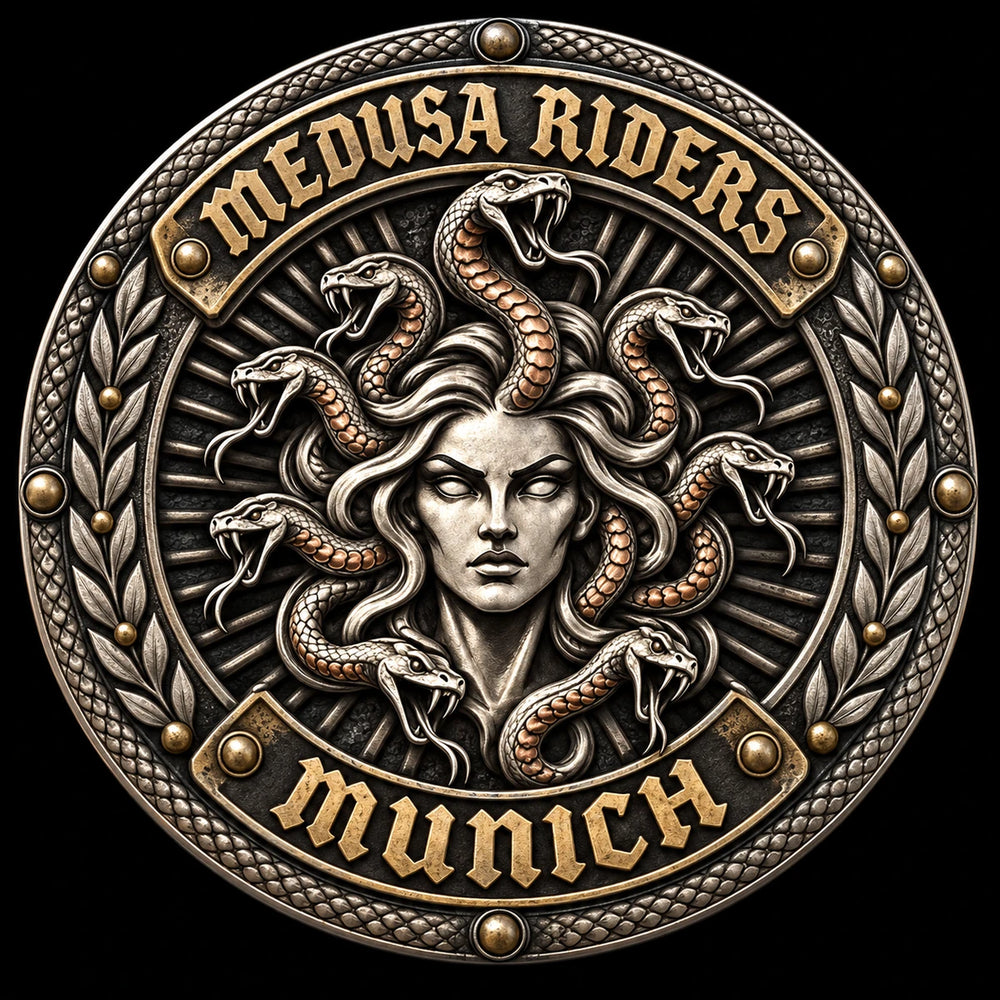 Round Medallion Buckle custom motorcycle club belt buckle