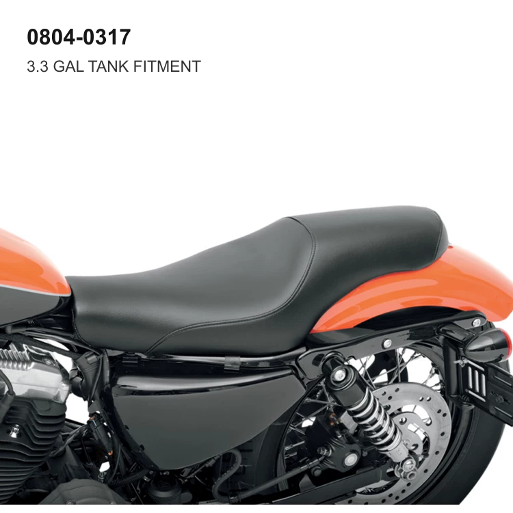 Harley Sportster seat configuration 0804-0317 Smooth / 3.3 Gal