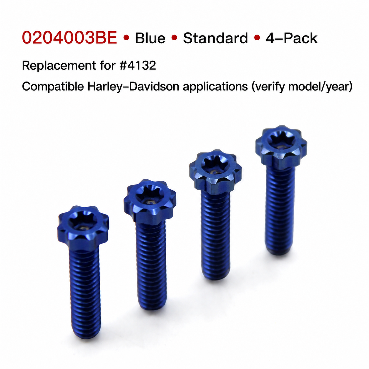 0204003BE / Blue / Standard / 4-Pack