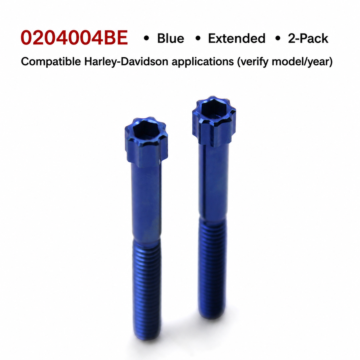 0204004BE / Blue / Extended / 2-Pack