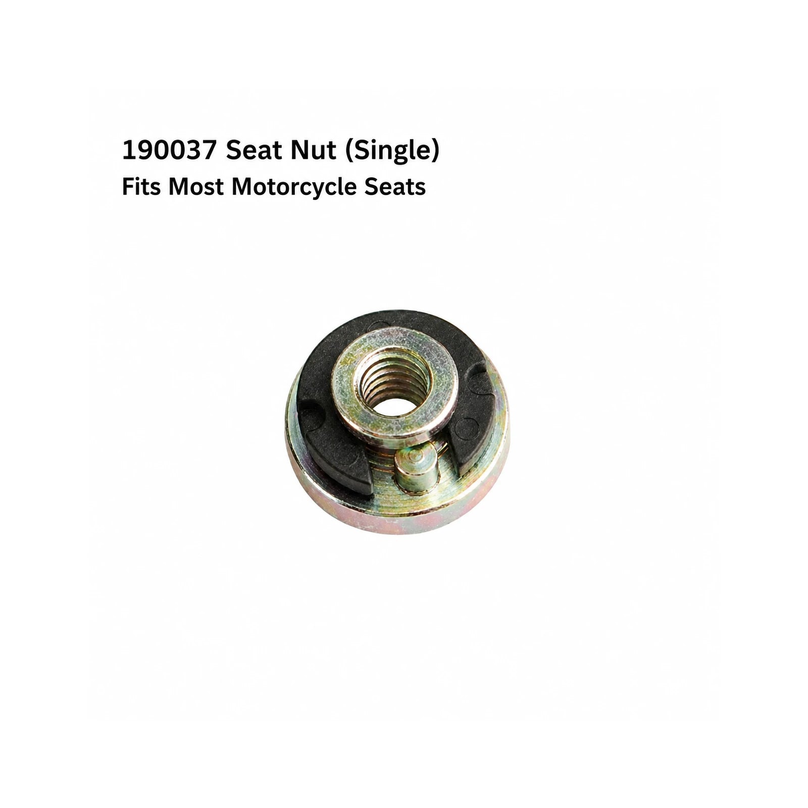 190037 motorcycle seat mounting nut