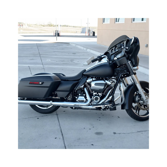 Solo touring seat installed outdoors
