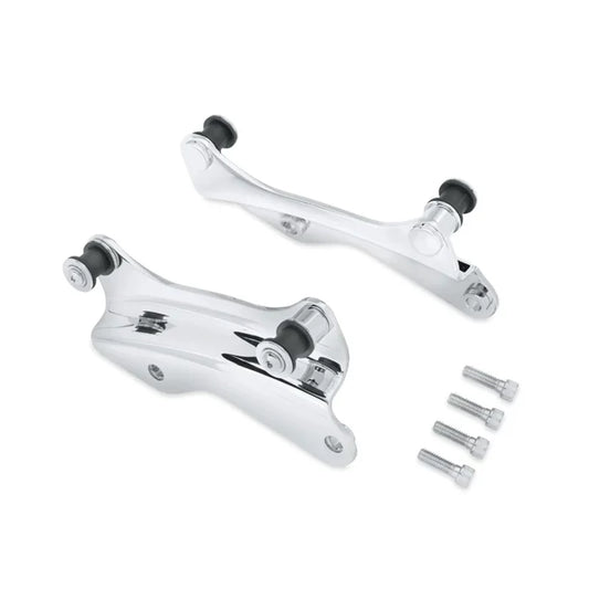 Chrome four-point detachable docking hardware kit