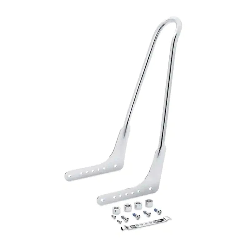 Chrome passenger backrest support