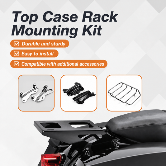 Top-case rack mounting kit for Harley Touring