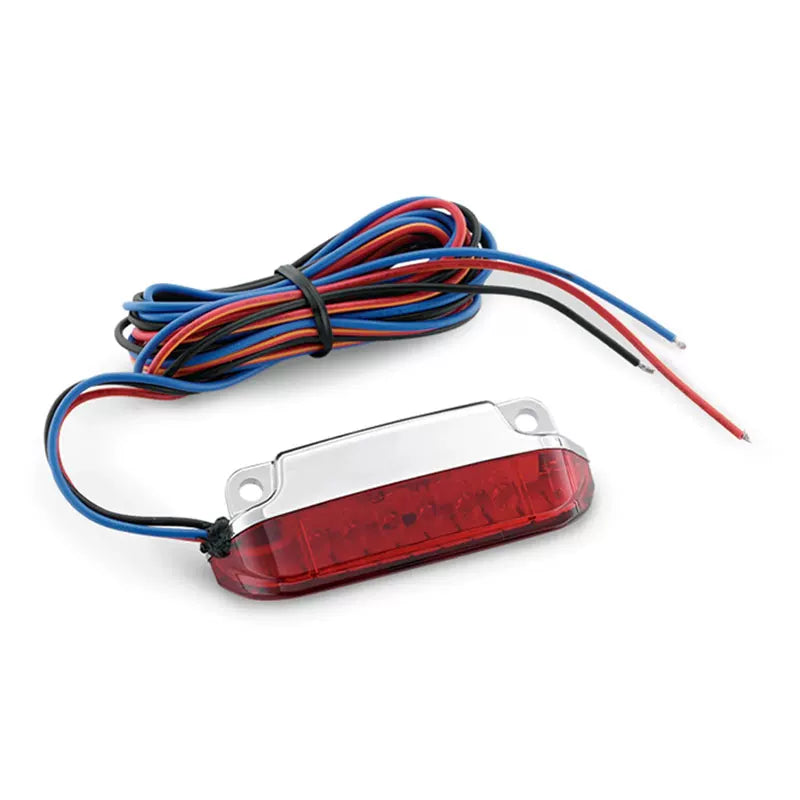 Red LED luggage rack light with wiring