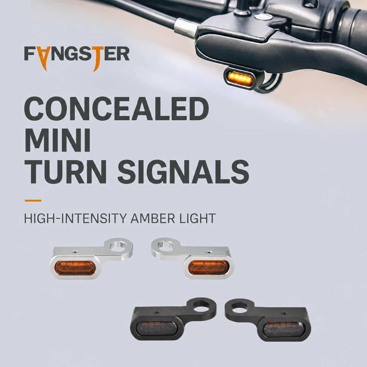 Harley-Davidson concealed mini LED turn signals