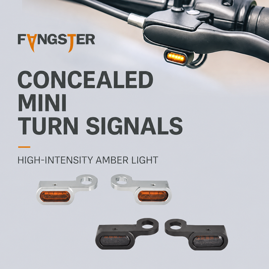 Harley-Davidson concealed mini LED turn signals