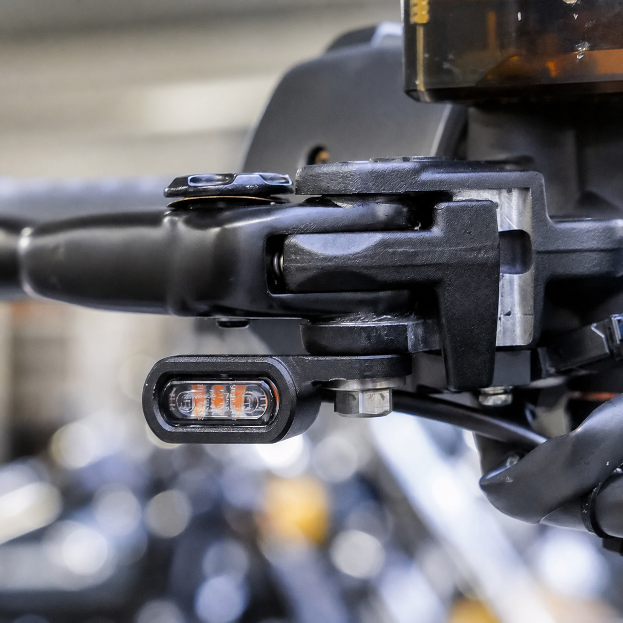 Harley-Davidson mini LED turn signal detail