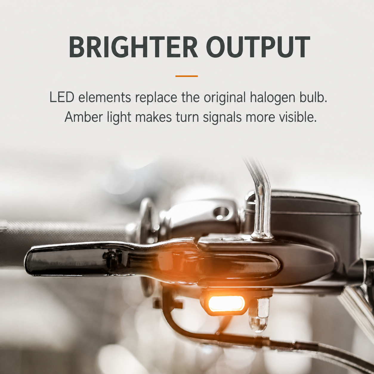 Harley-Davidson concealed turn signals installed