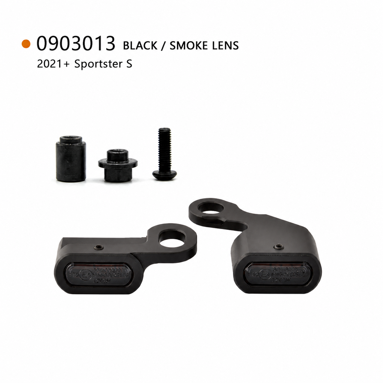 0903013 black smoke turn signals for 2021+ Sportster S