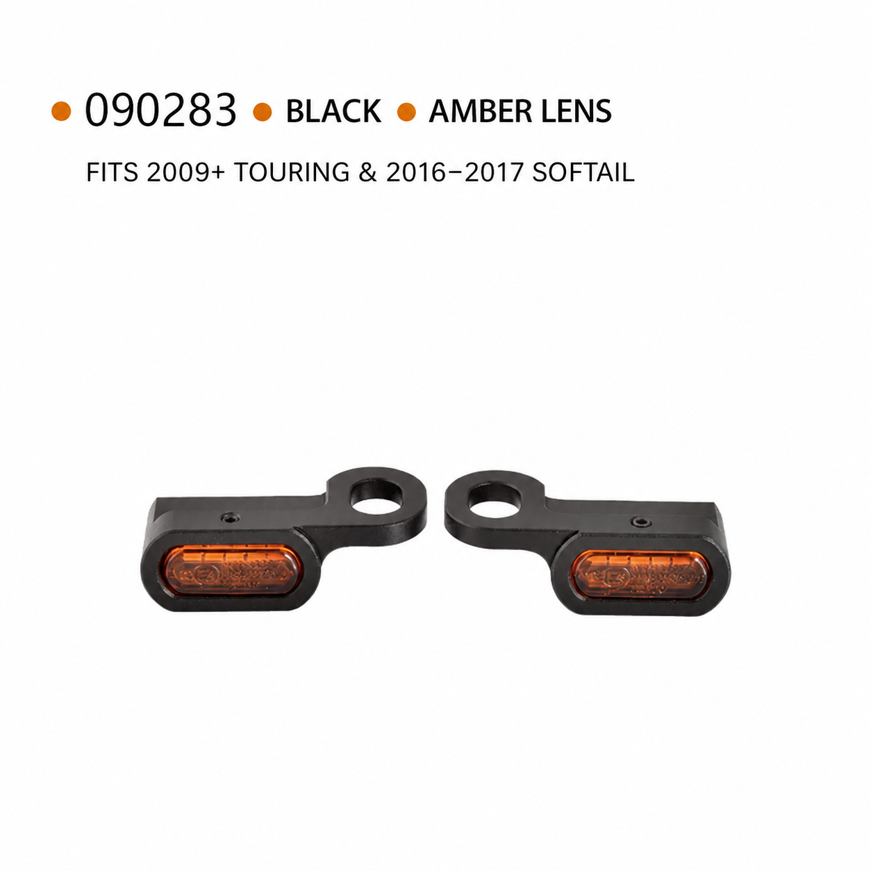090283 black amber mini turn signals