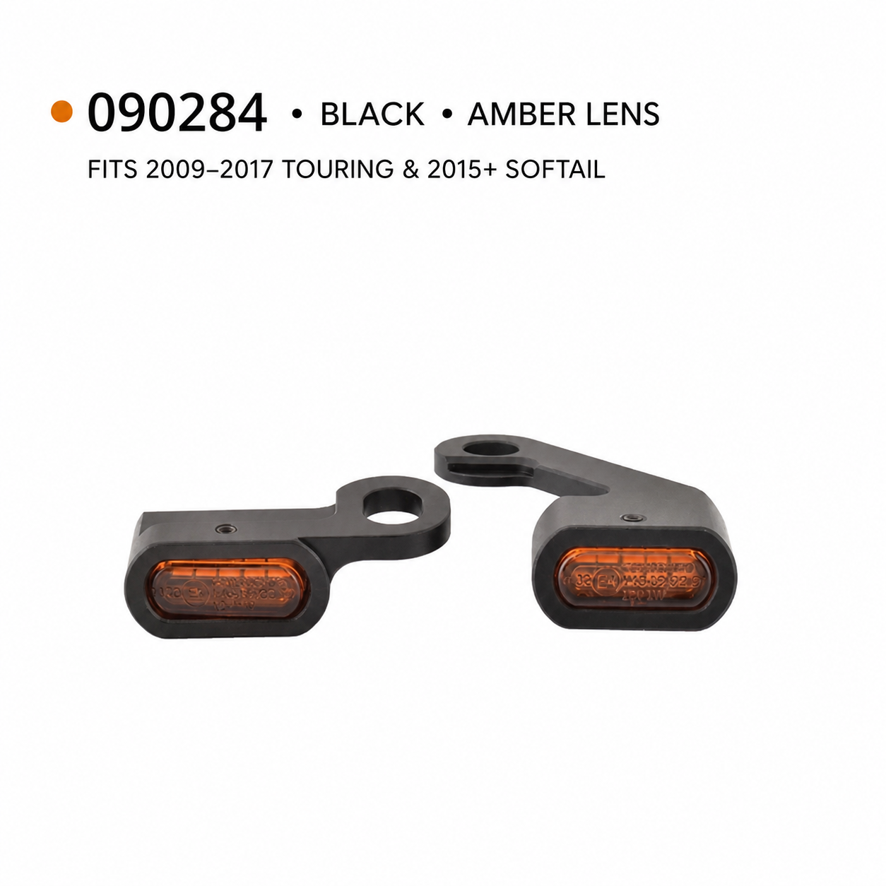 090284 black amber mini turn signals