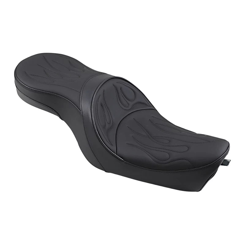 Flame stitch style two-up seat