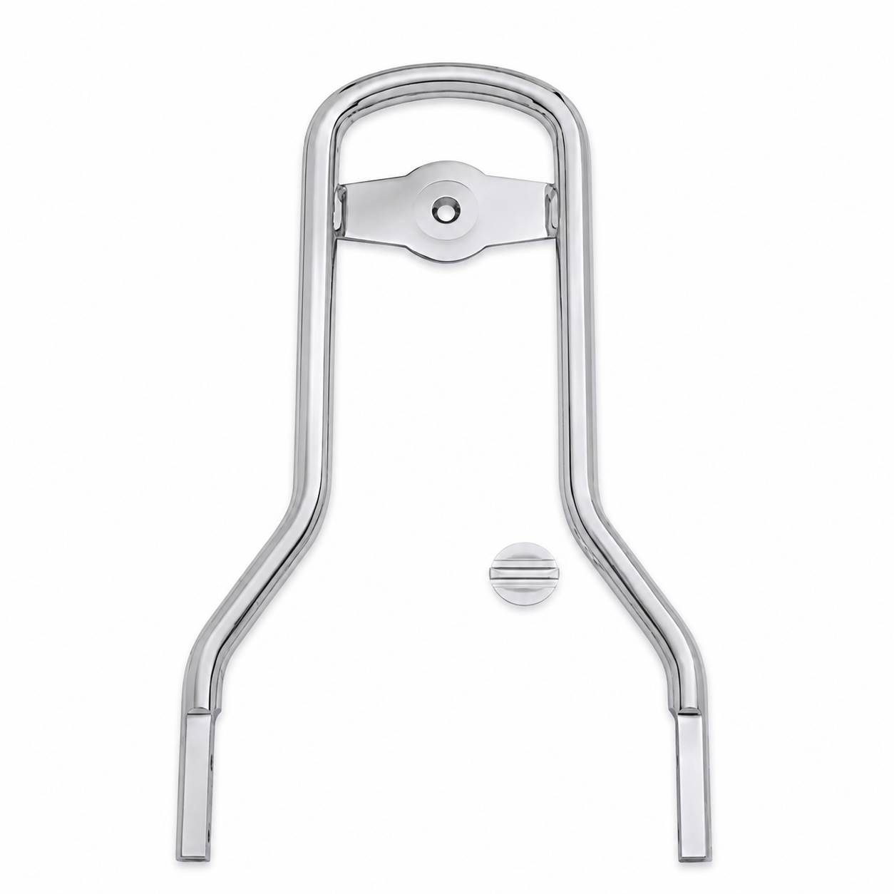 Chrome passenger backrest upright