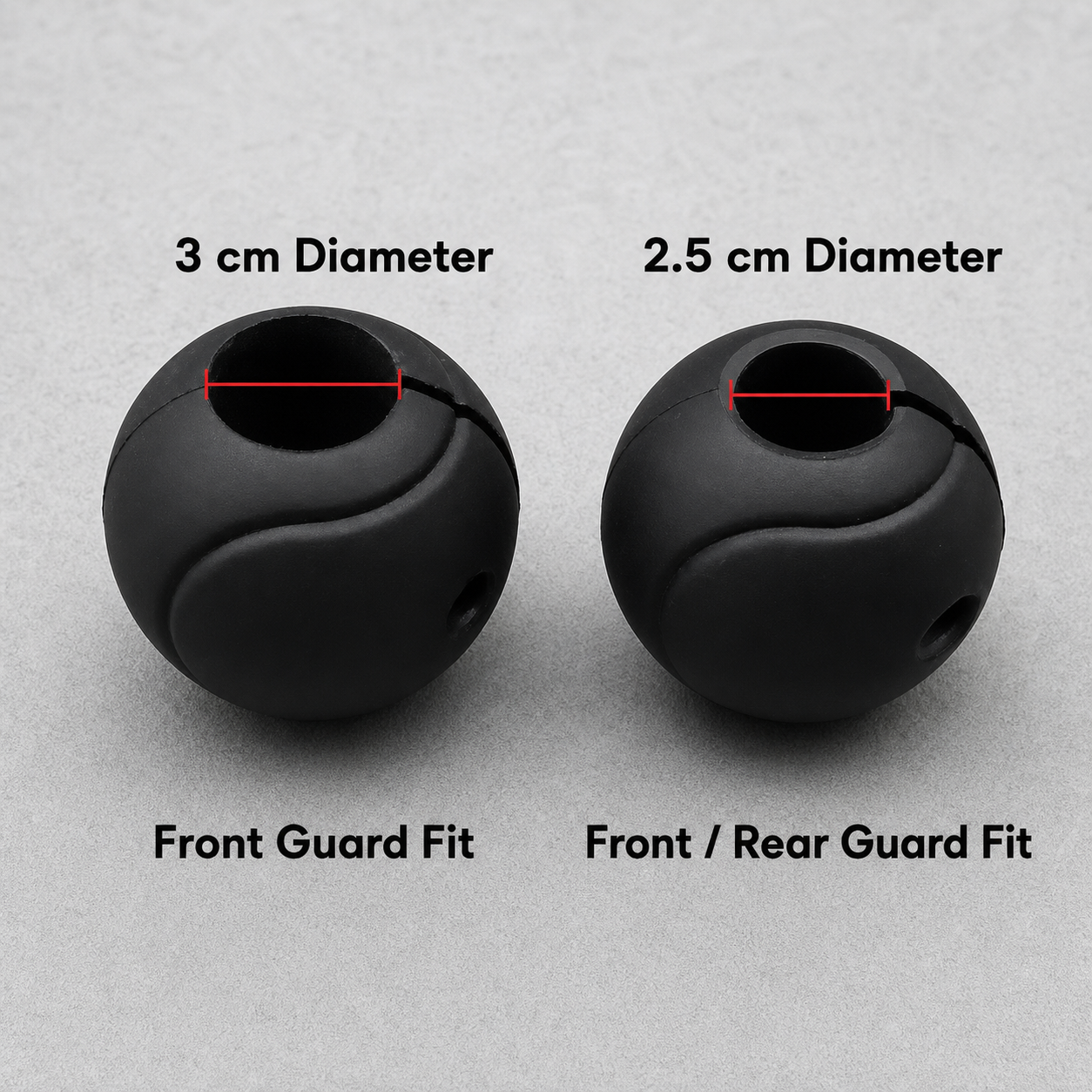 Crash-bar rubber bumper protector dimensions and fit guide