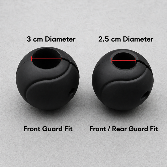 Crash-bar rubber bumper protector dimensions and fit guide