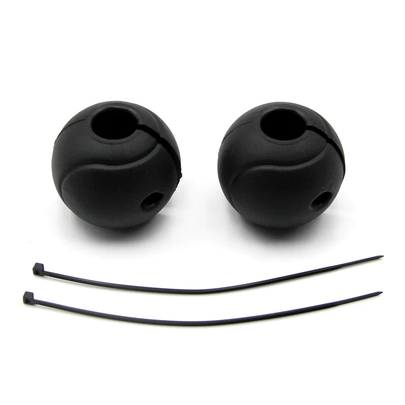 Black pair for 2.5 cm crash bar