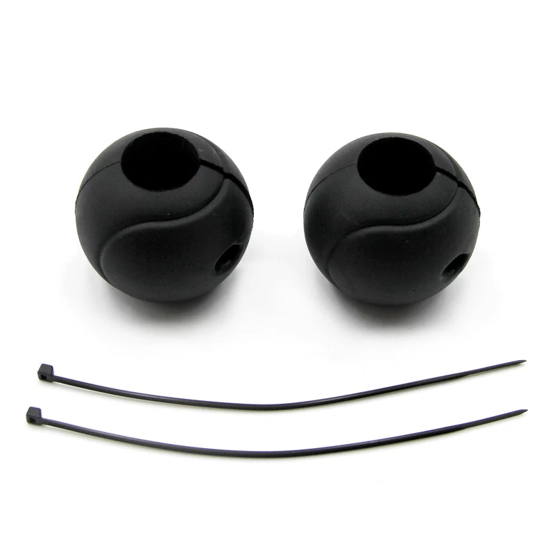 Black pair for 3 cm crash bar