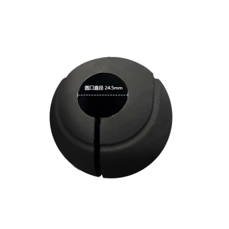 Black single crash-bar bumper