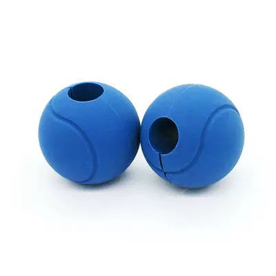 Blue crash-bar bumper pair