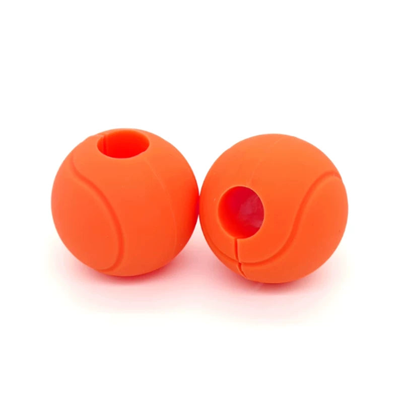 Orange crash-bar bumper pair