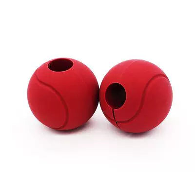 Red crash-bar bumper pair