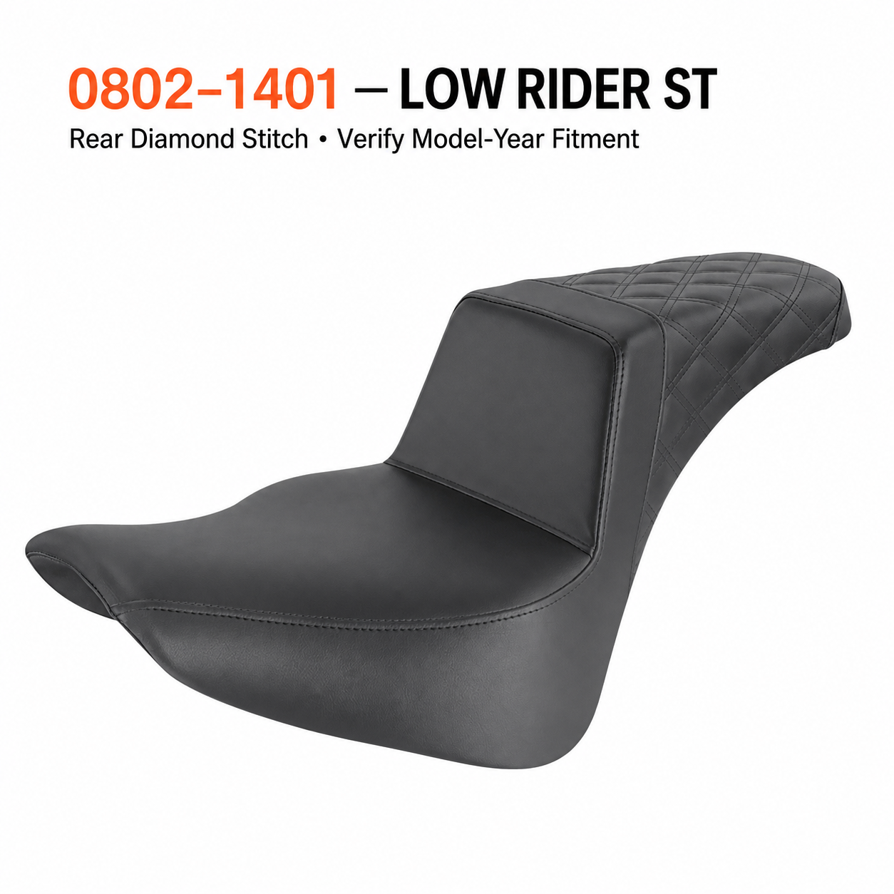 0802-1401 Low Rider ST / Rear Diamond Stitch