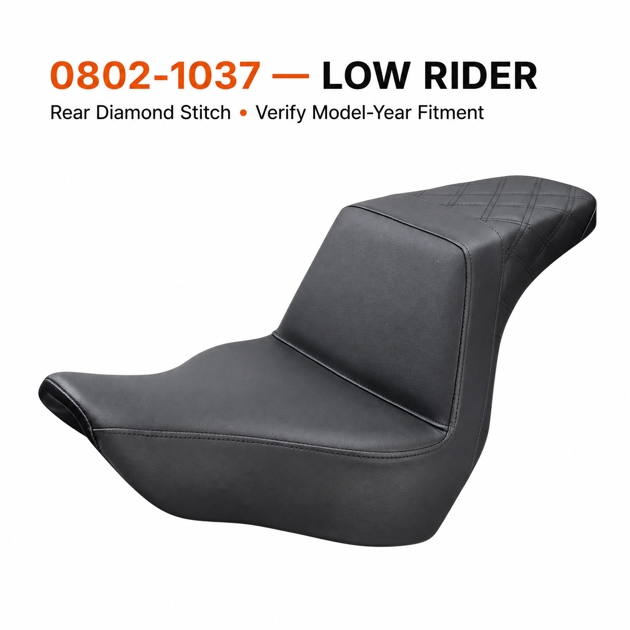 0802-1037 Low Rider / Rear Diamond Stitch