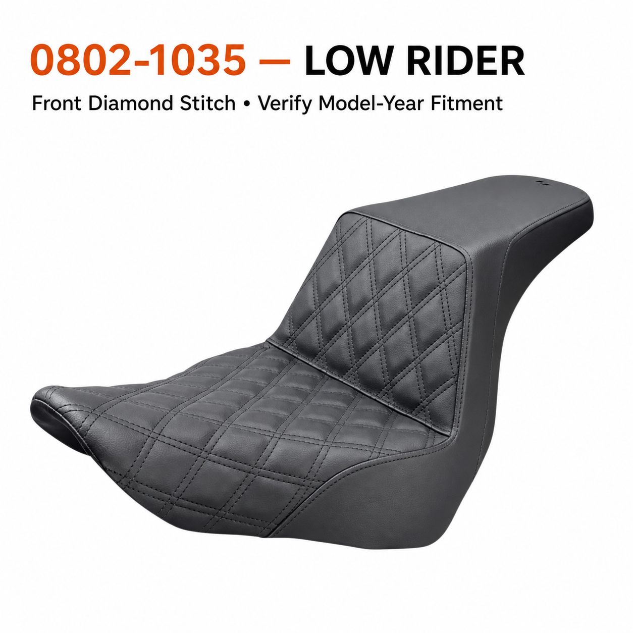 0802-1035 Low Rider / Front Diamond Stitch