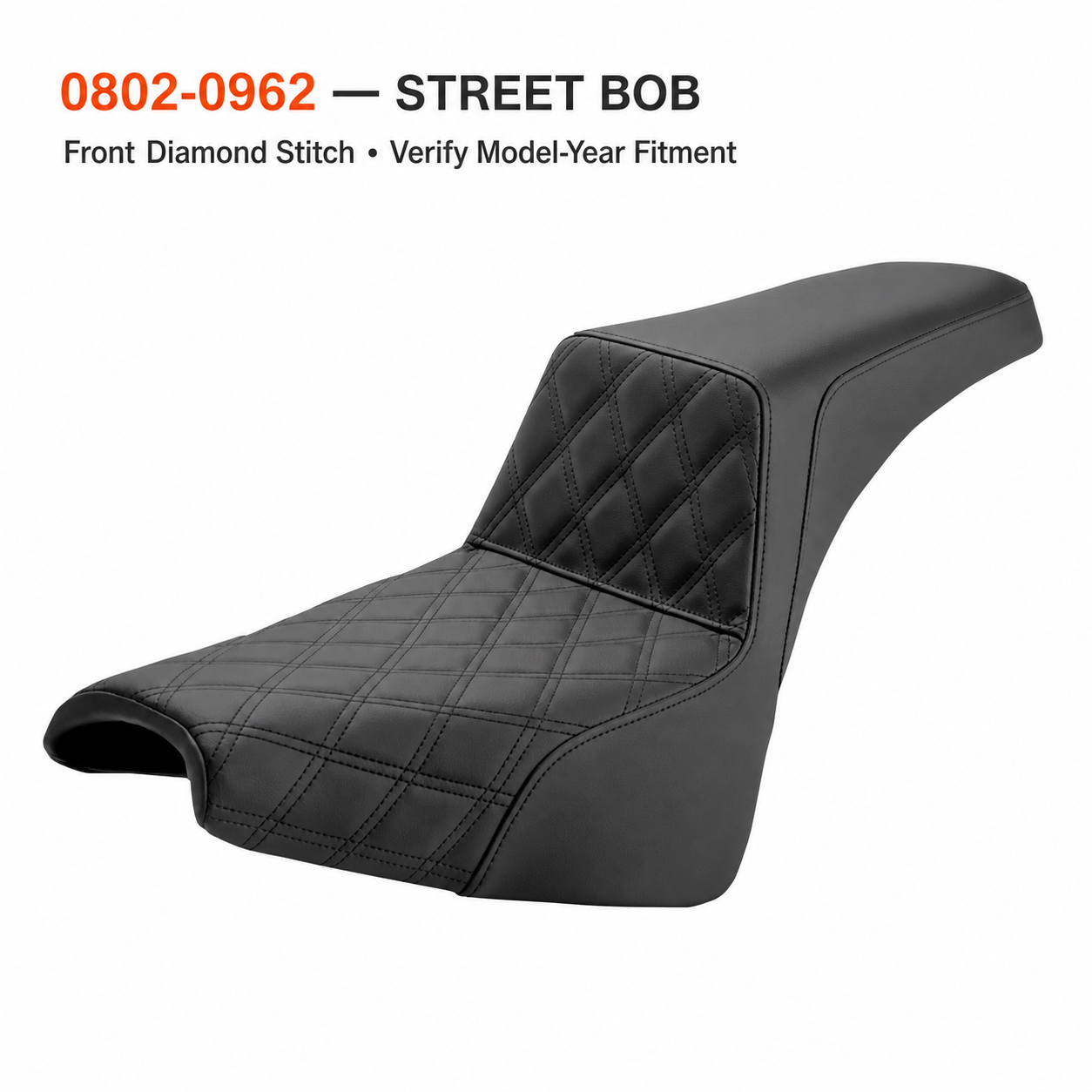 0802-0962 Street Bob / Front Diamond Stitch