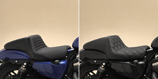 Two DS seat styles installed on XL Sportster