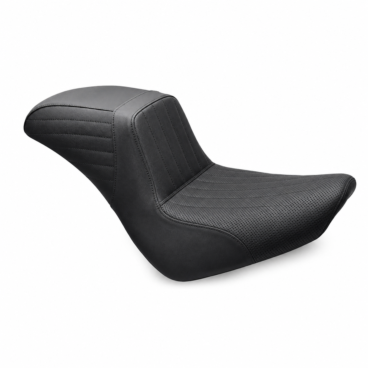 Ribbed anti-slip two-up DS seat
