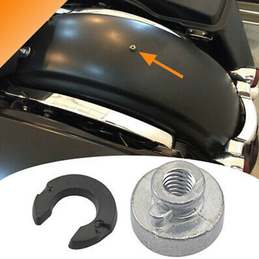 Harley motorcycle seat mounting nut installation point