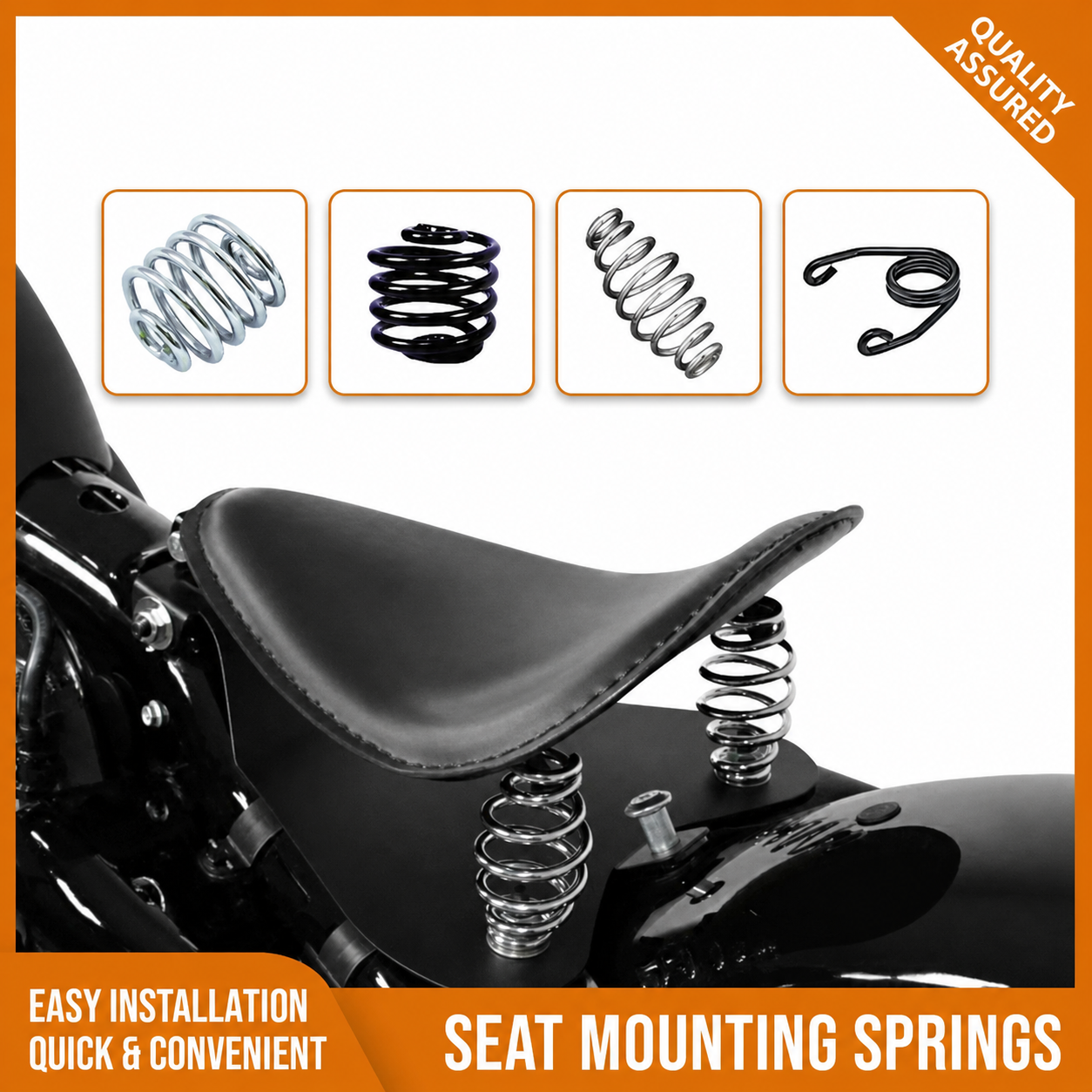 Harley solo seat mounting spring options