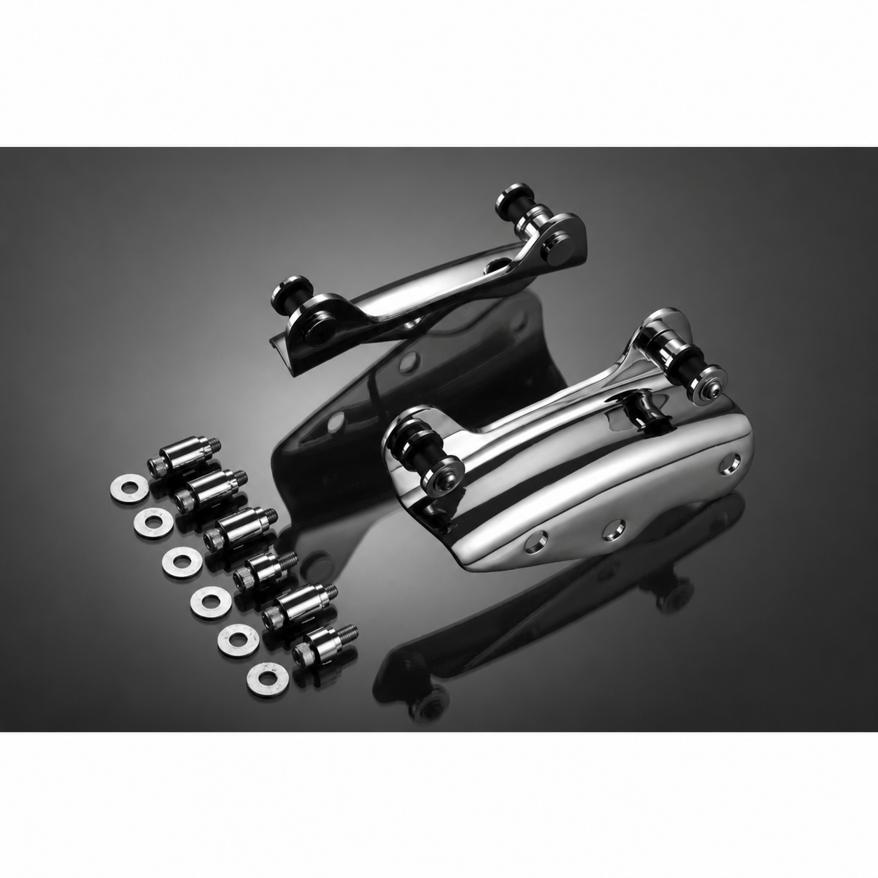 2009–2013 chrome touring mounting brackets