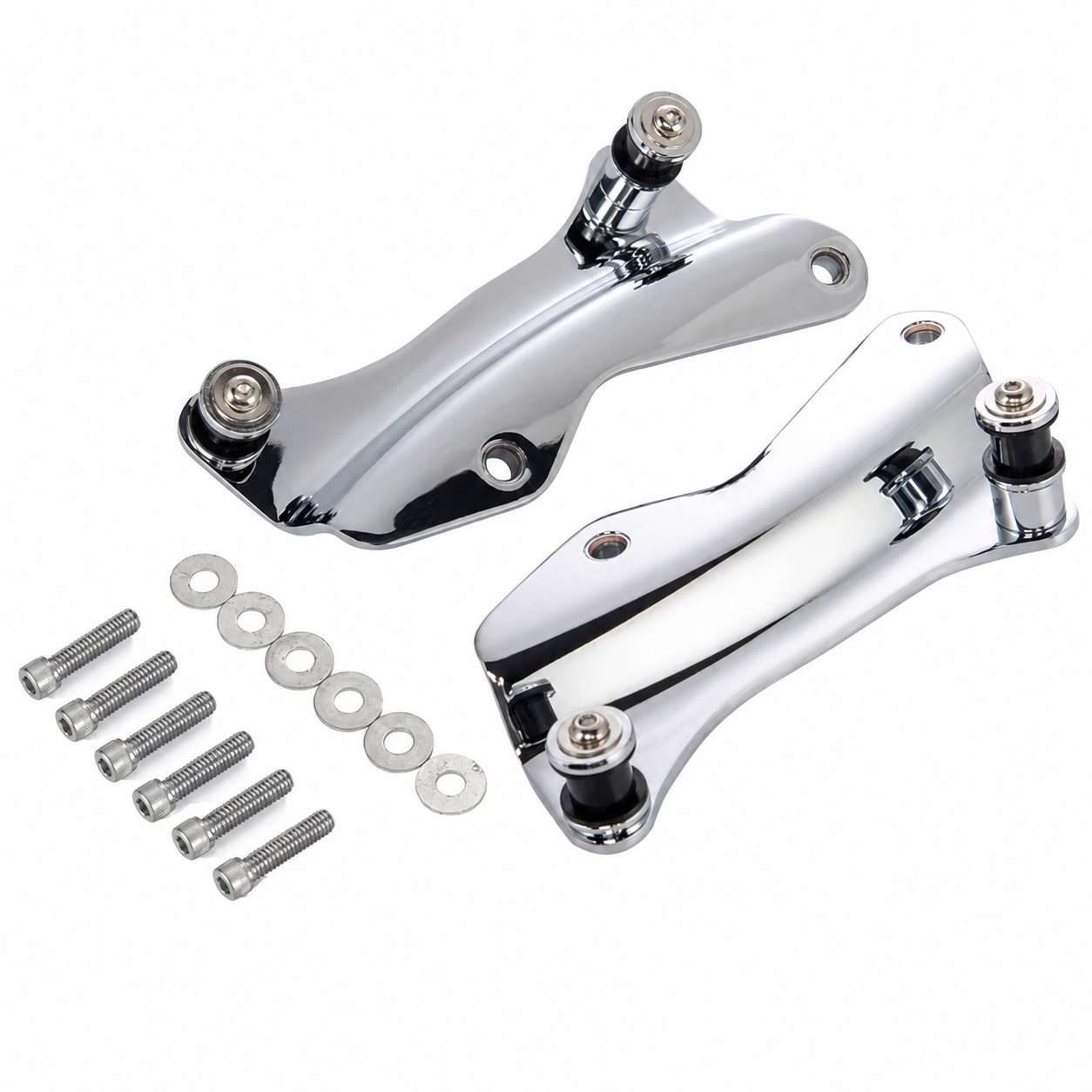2014+ chrome quick-release mounting brackets