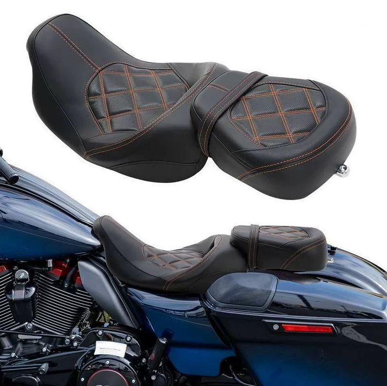 Orange stitching seat option