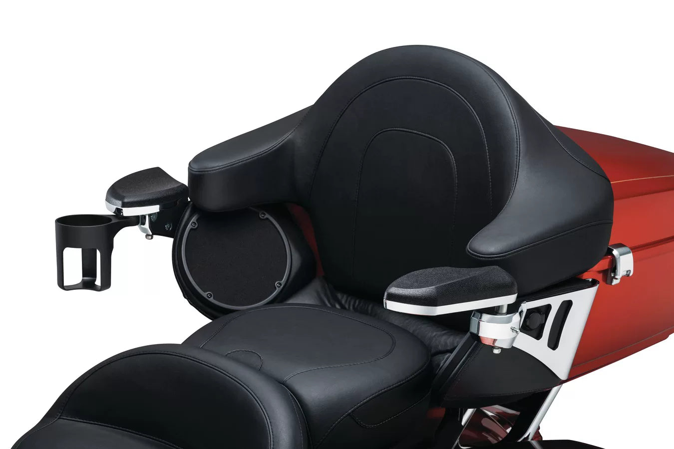 Chrome passenger swivel armrest finish