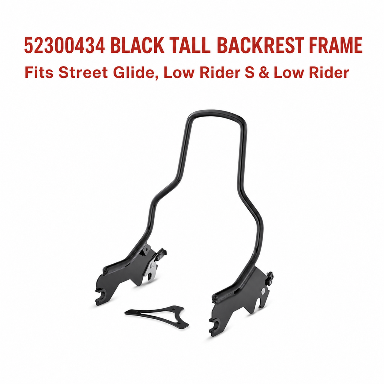 52300434 black tall backrest frame