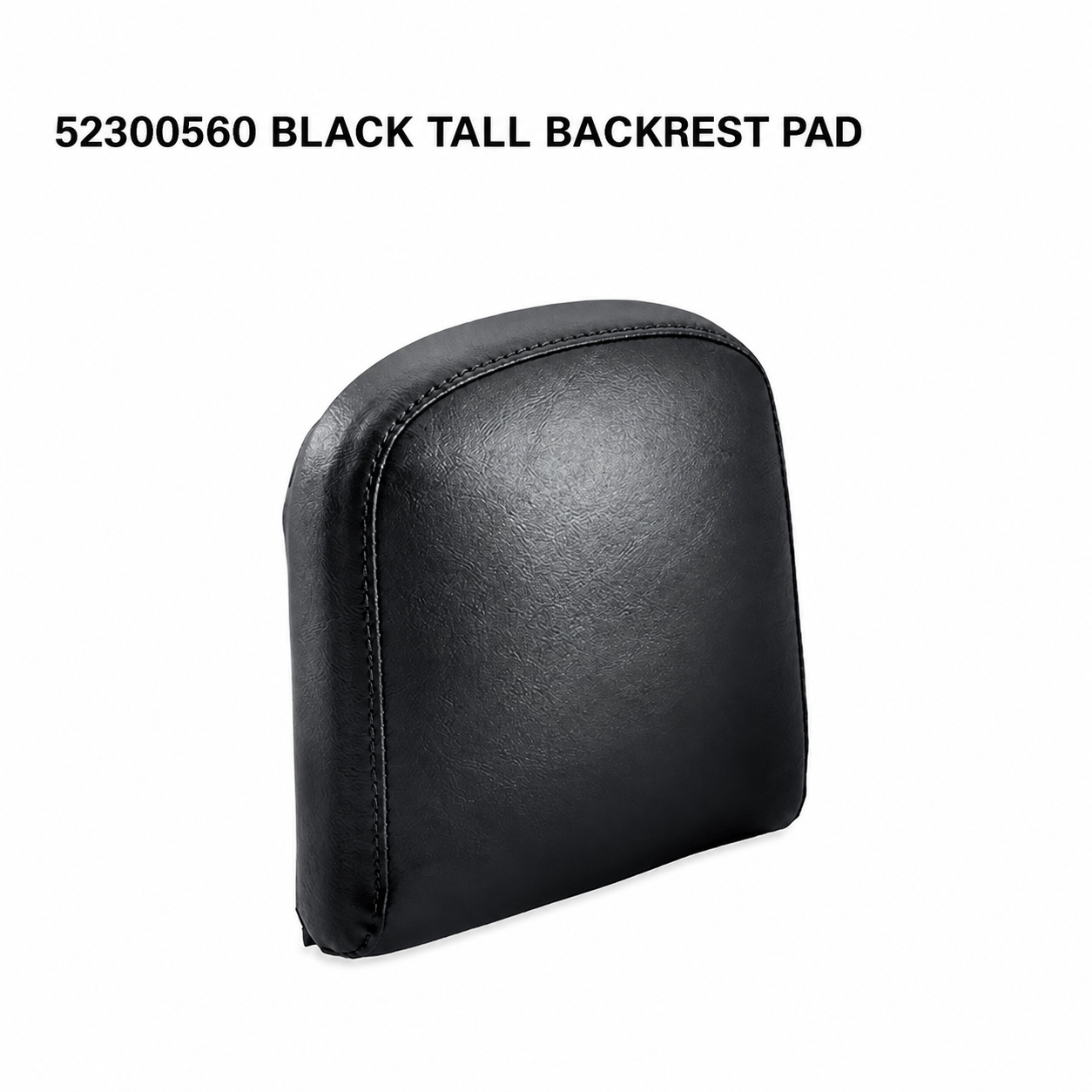 52300560 black tall backrest pad