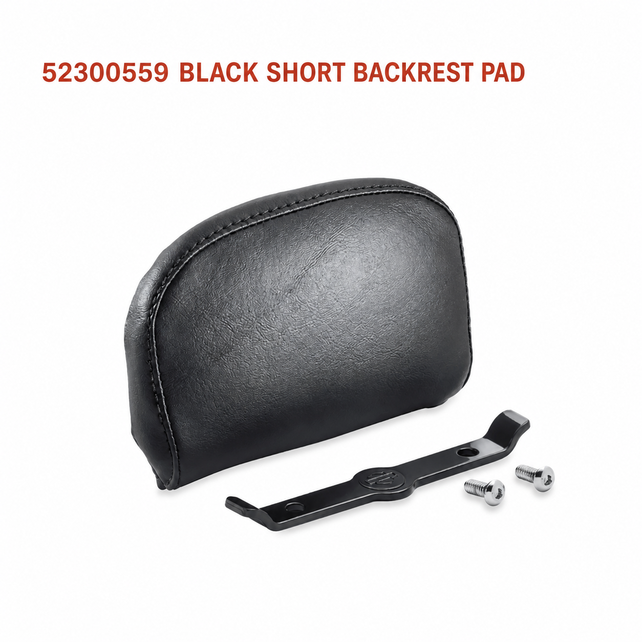 52300559 black short backrest pad
