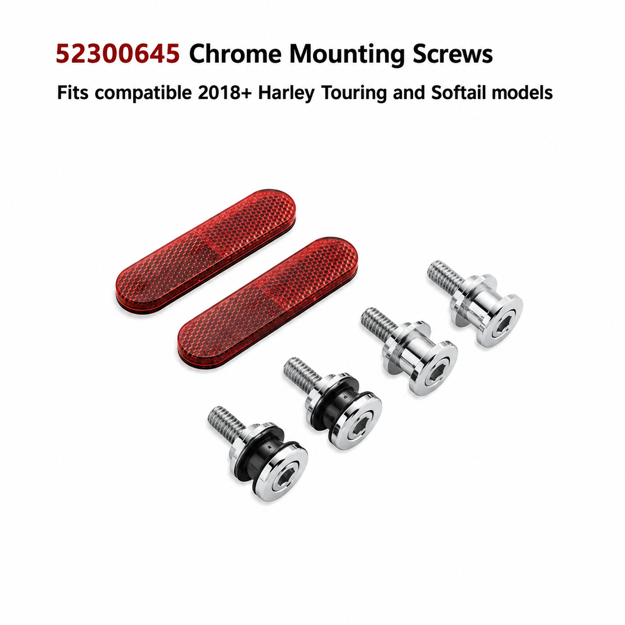 52300645 chrome mounting screws