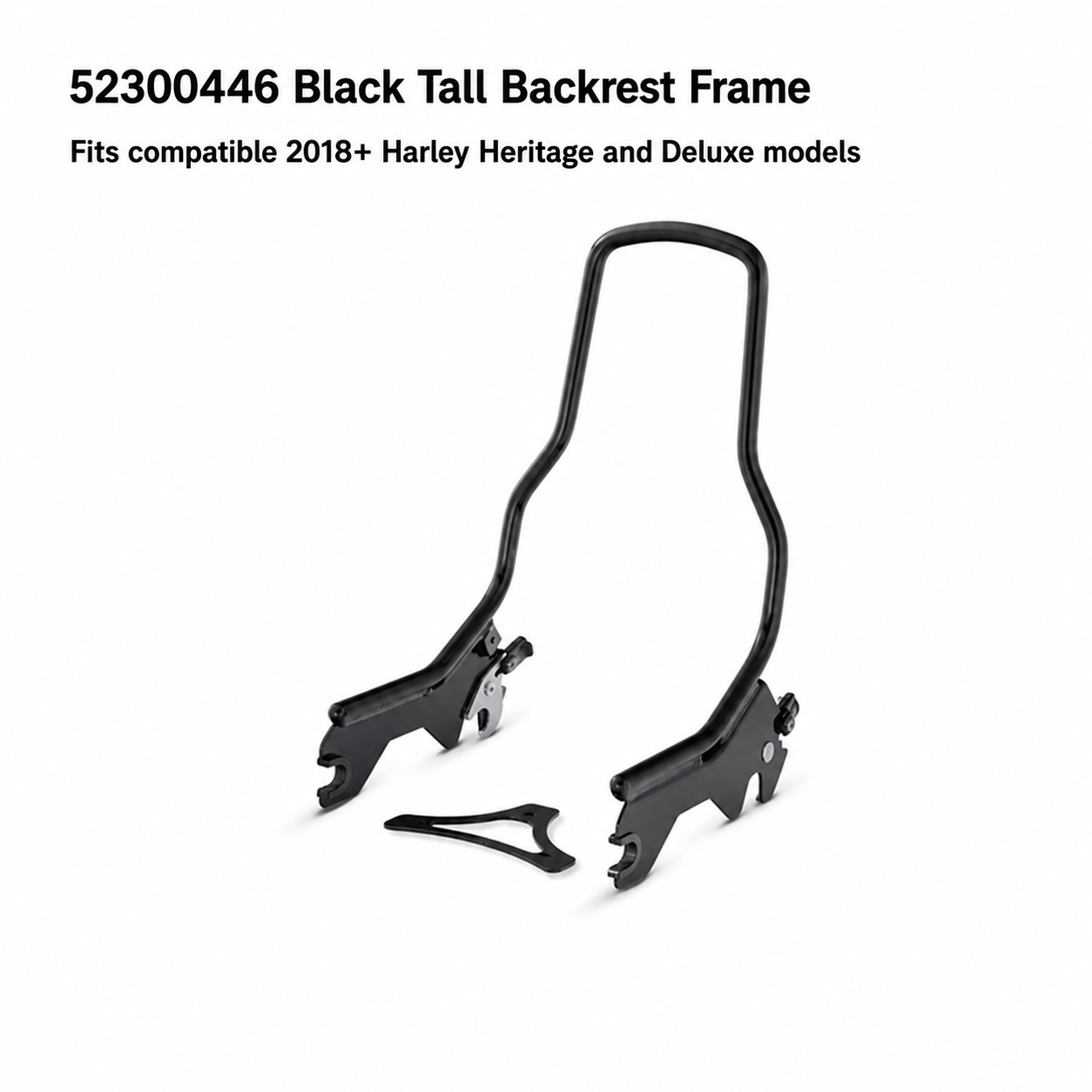 52300446 black tall backrest frame