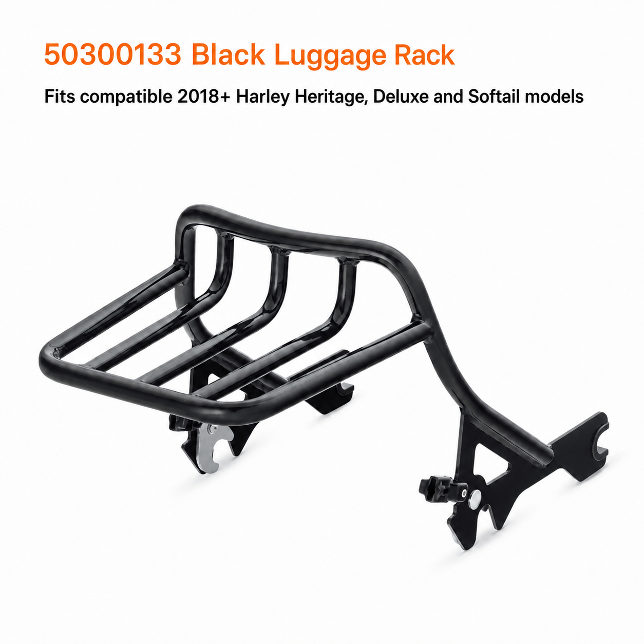 50300133 black luggage rack