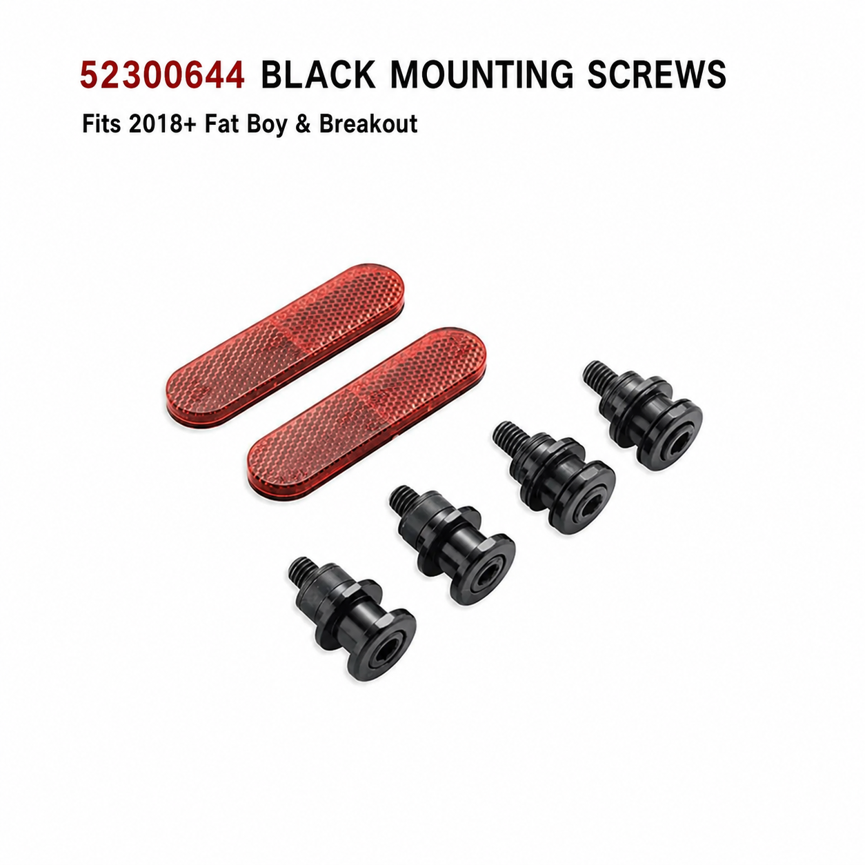 52300644 black mounting screws