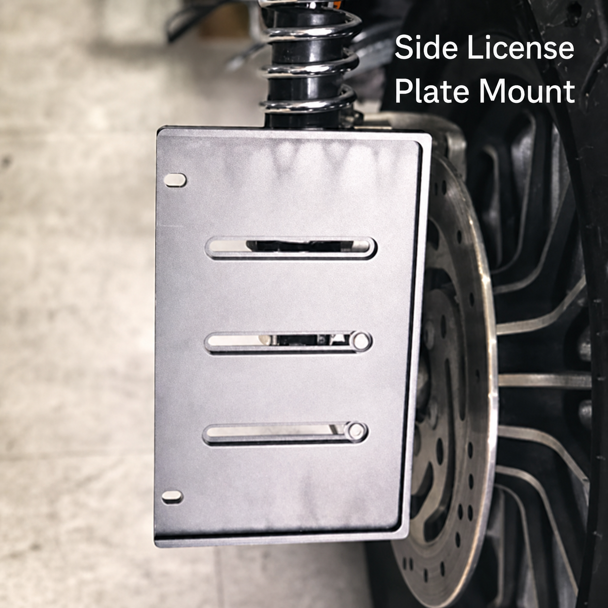 Side License Plate Mount