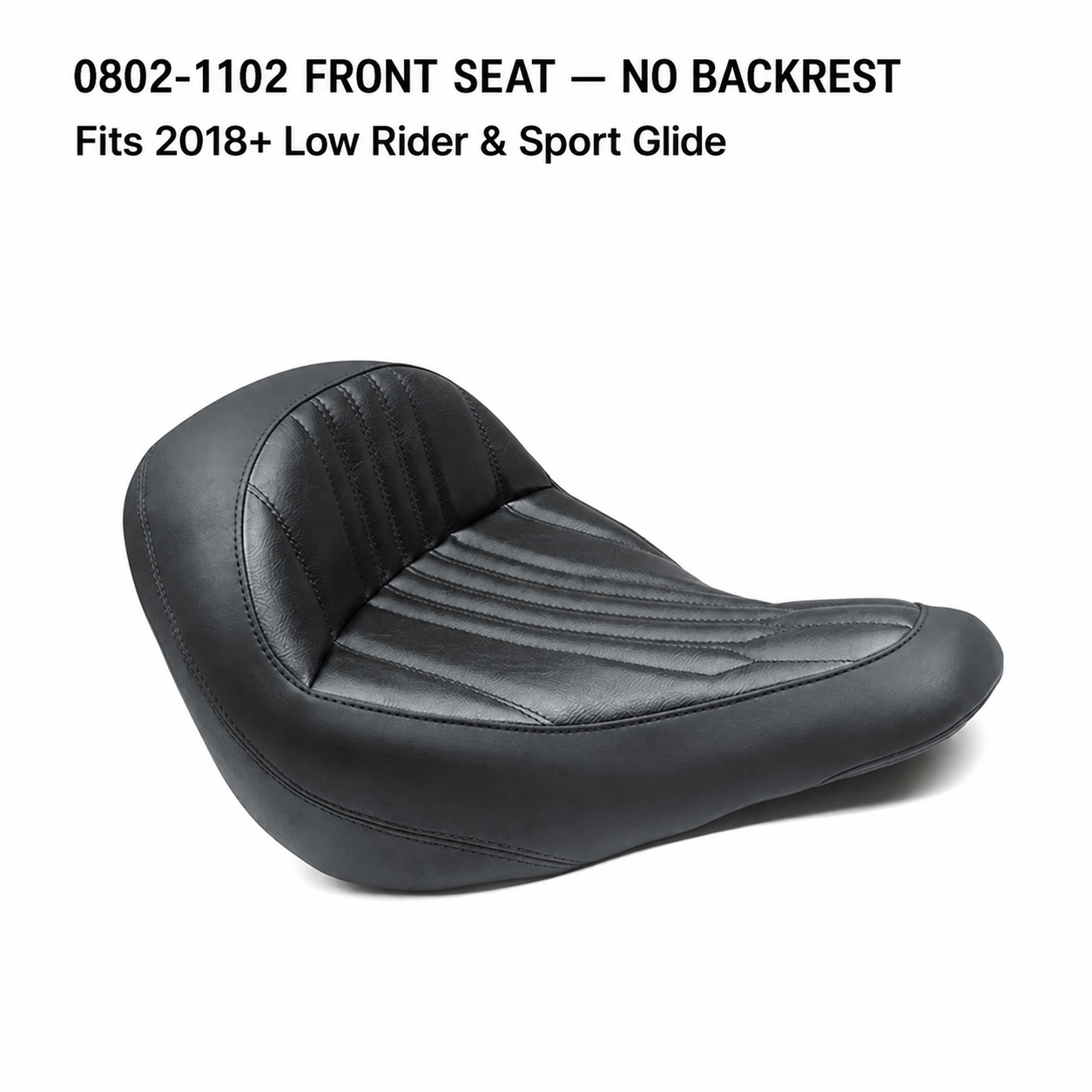 0802-1102 front seat without backrest