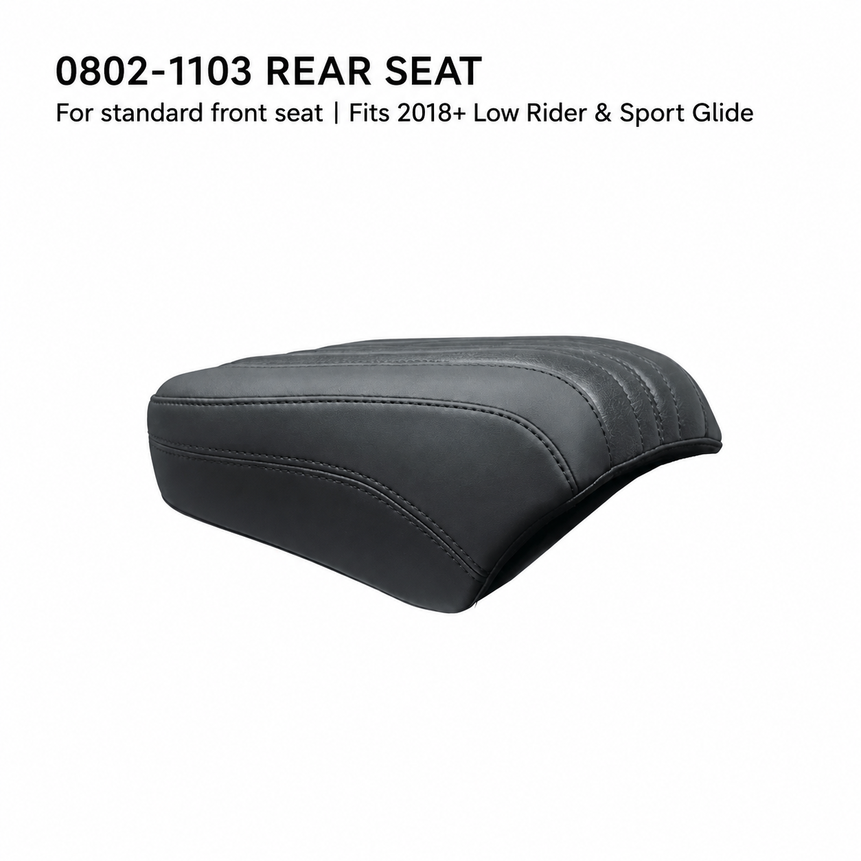0802-1103 rear seat for standard front seat